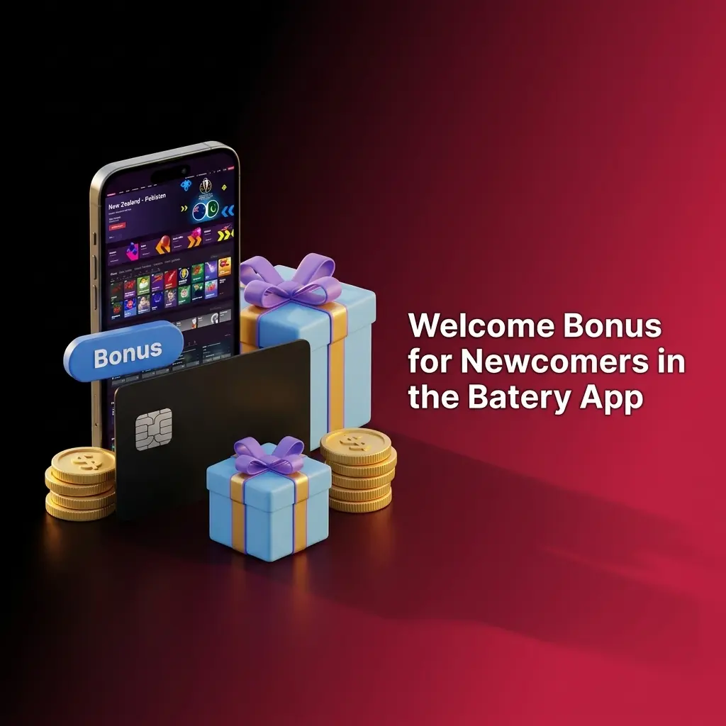 Batery app welcome bonus showing 200% sports or 150% casino match up to INR 25,000 for new users